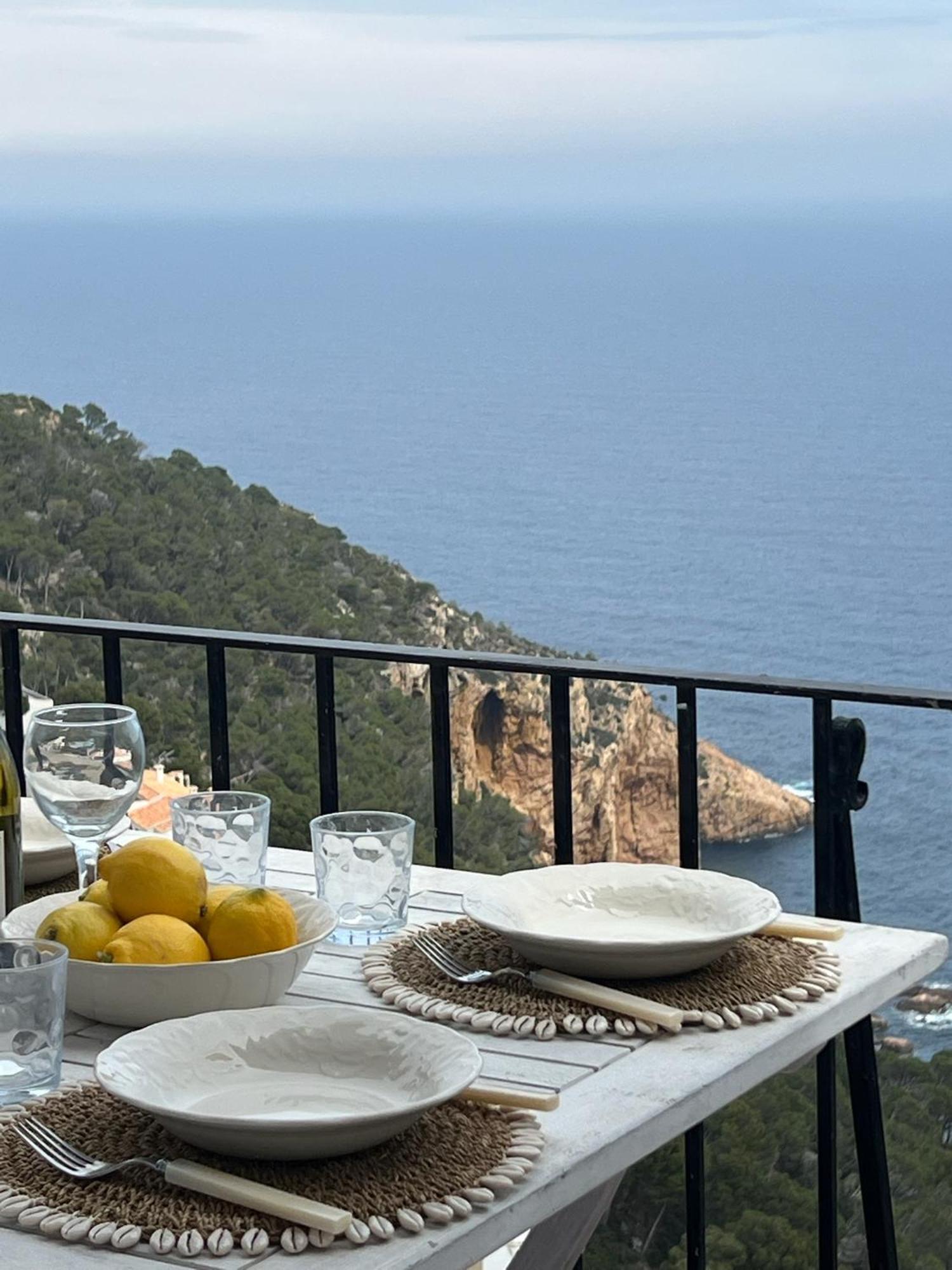 Casa Blanca De Begur Con Vistas Al Mar Y Piscina Villa Екстериор снимка